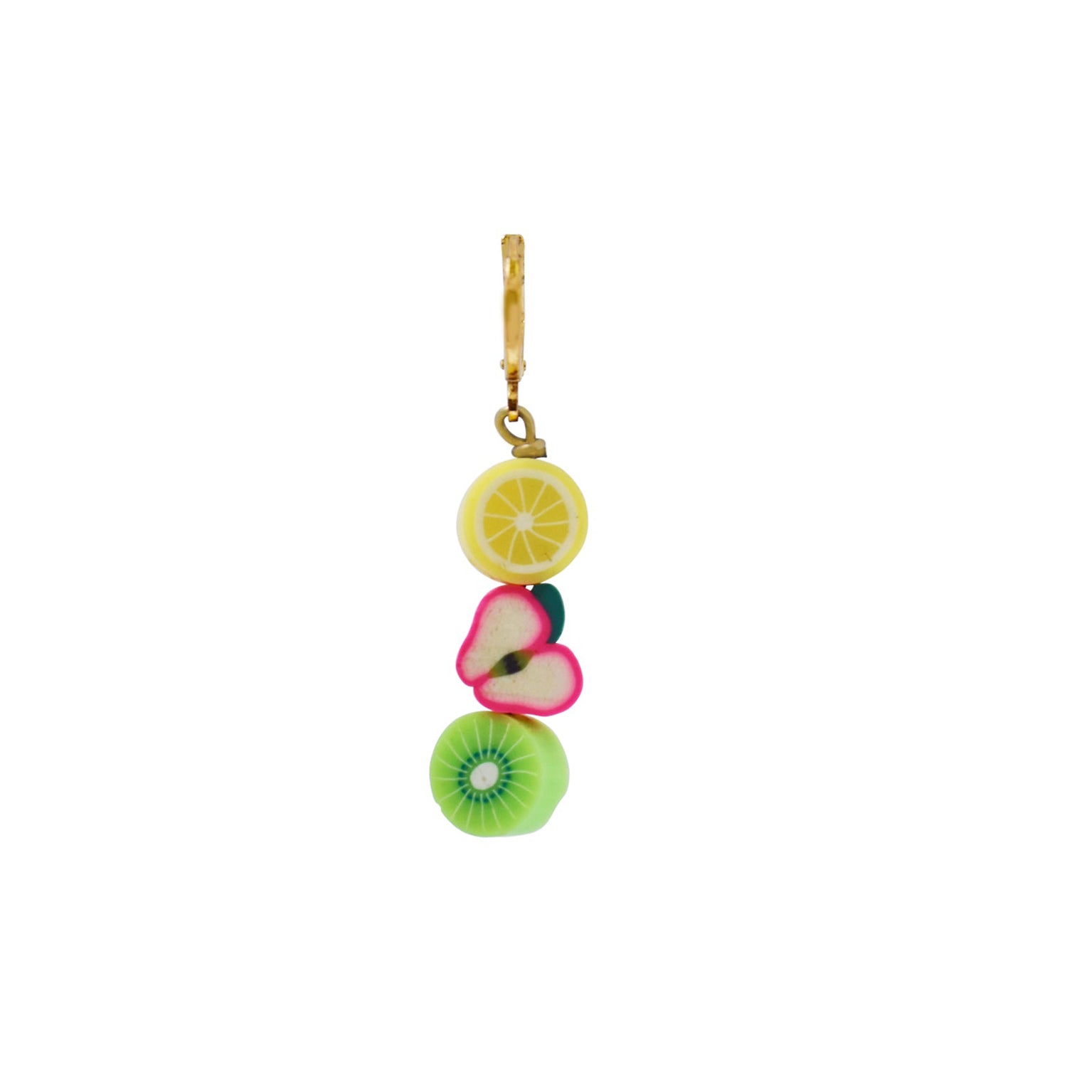 Fruit Single Huggie Earring | by Ifemi Jewels